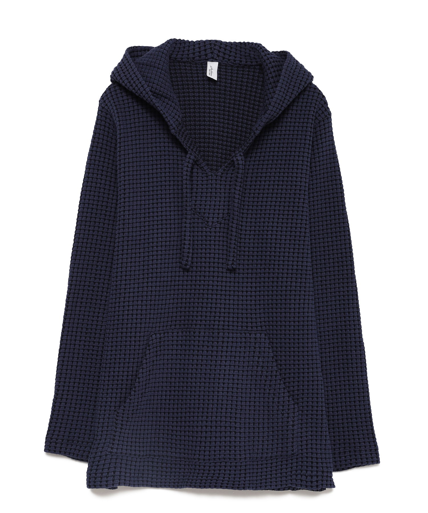 【公式】SEAGREEN (シーグリーン) BIG WAFFLE MEXICAN HOODIE NAVY/40 サイズ:01,02,03,04 パーカー・スウェット メンズ