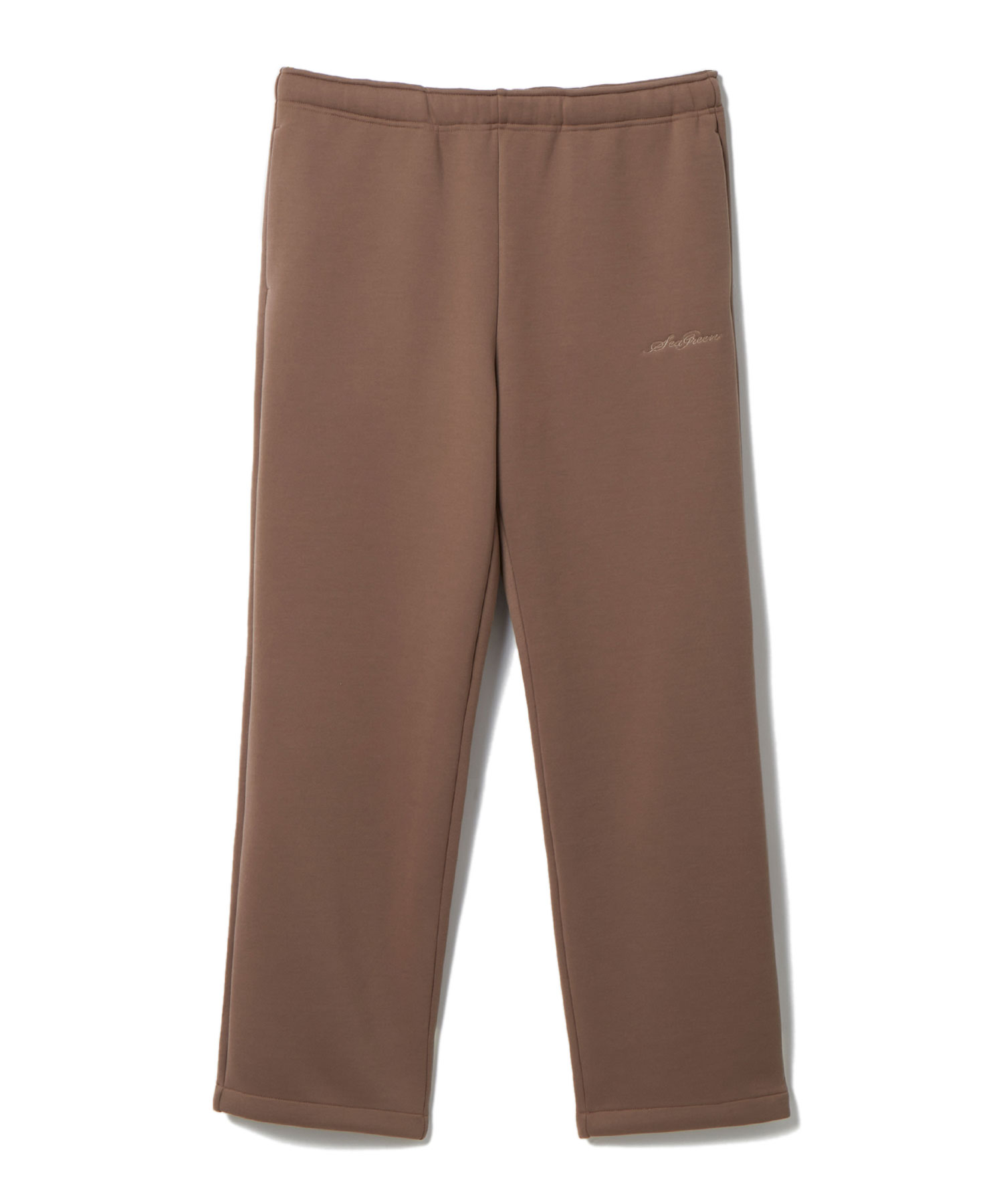 【公式】SEAGREEN (シーグリーン) ECO CARDBOARD KNIT LOUNGE PANTS BROWN/20 サイズ:01,02,03 ロングパンツ メンズ