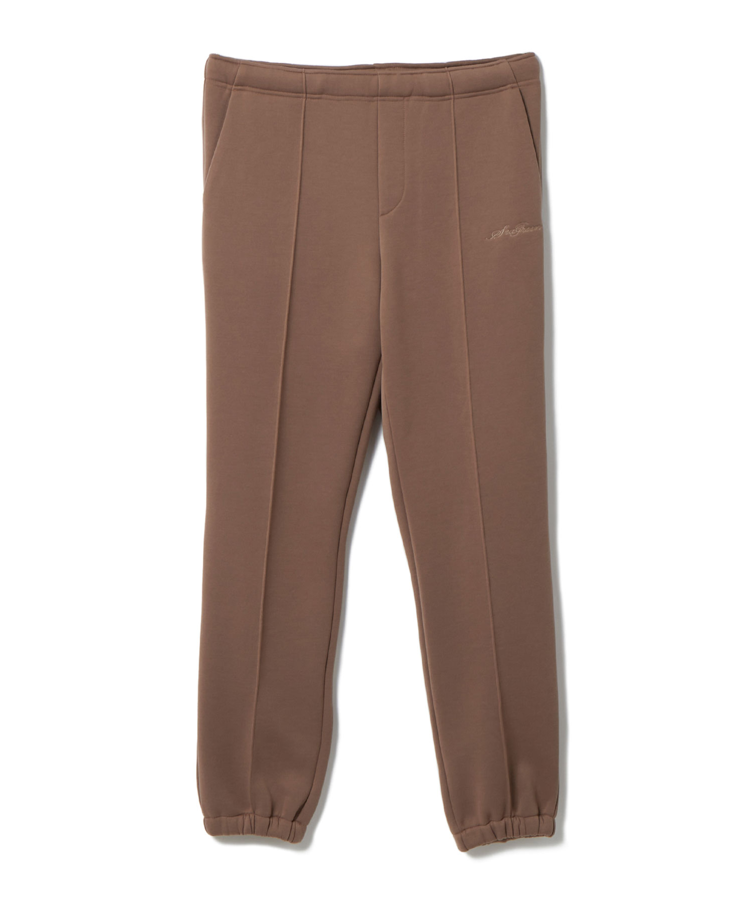 【公式】SEAGREEN (シーグリーン) ECO CARDBOARD KNIT TRACK PANTS BROWN/20 サイズ:01,02,03 ロングパンツ メンズ