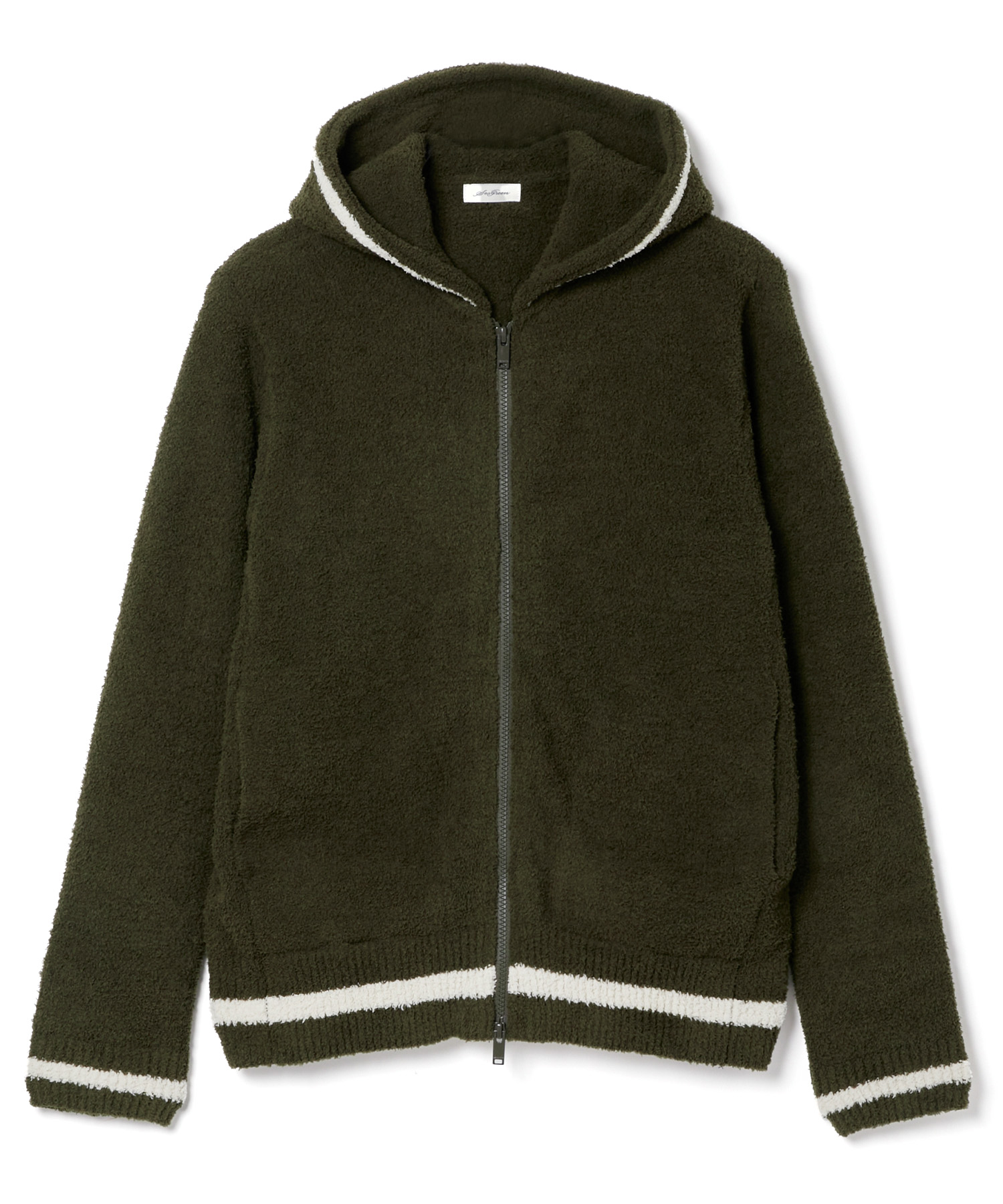 【公式】SEAGREEN (シーグリーン) ECO MOCO HOODIE GREEN/30 サイズ:01,02,03 パーカー・スウェット メンズ