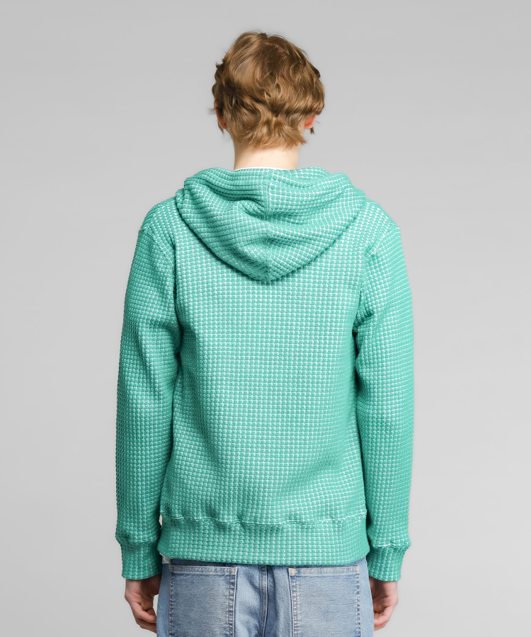 BIG WAFFLE HOODIE（SEAGREEN）｜TATRAS CONCEPT STORE タトラス公式 