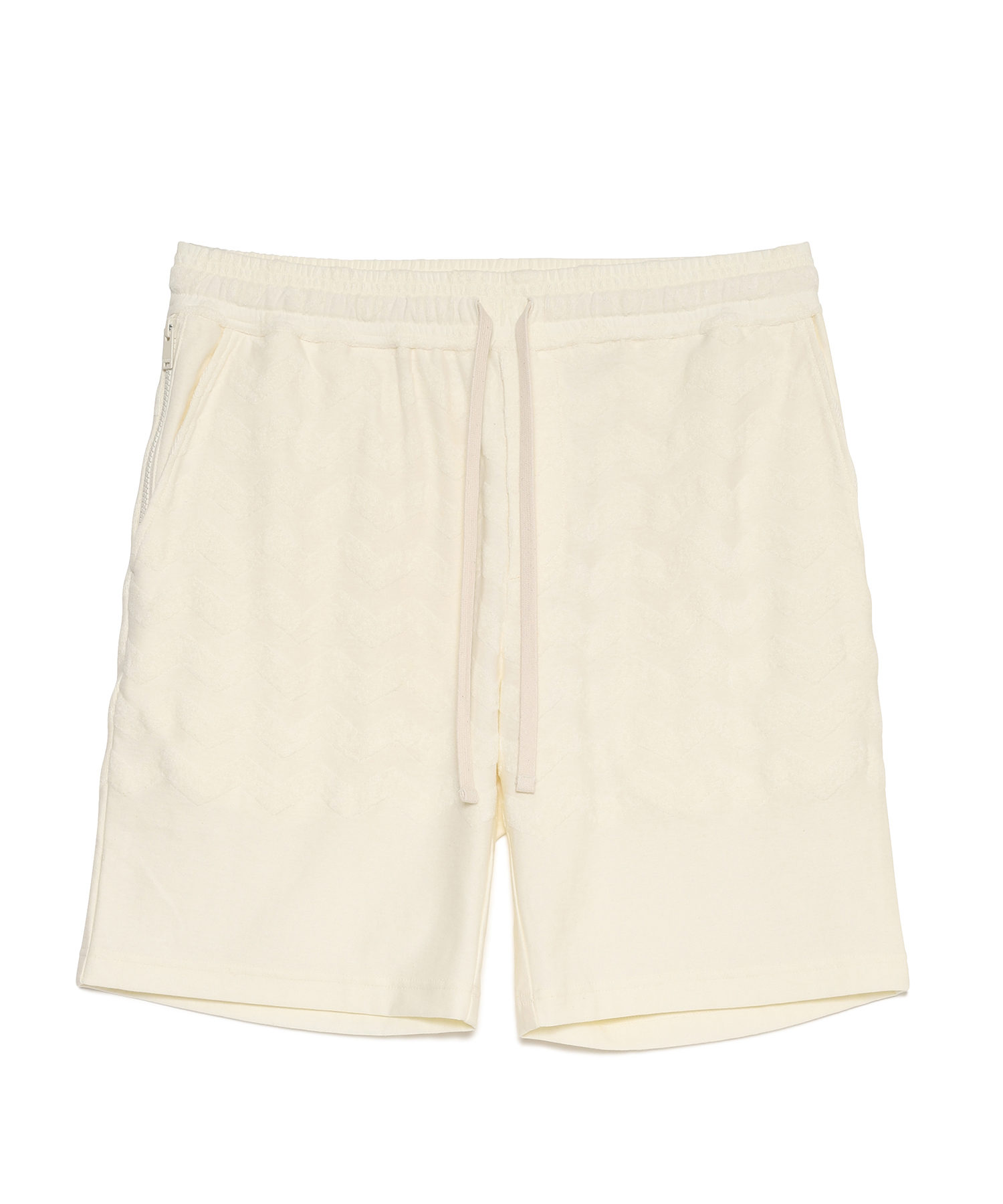 【公式】SEAGREEN (シーグリーン) WAVE PILE SHORTS CREAM/18 サイズ:01,02,03,04 ショートパンツ メンズ