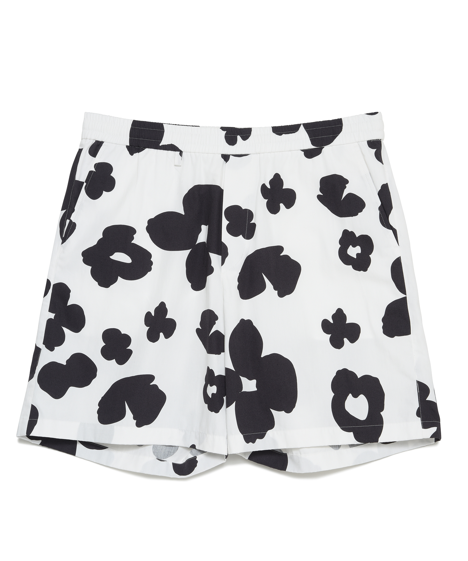 【公式】SEAGREEN (シーグリーン) POPPY PRINT WEATHER CLOTH SHORTS WHITE/10 サイズ:01,02,03,04 ショートパンツ メンズ