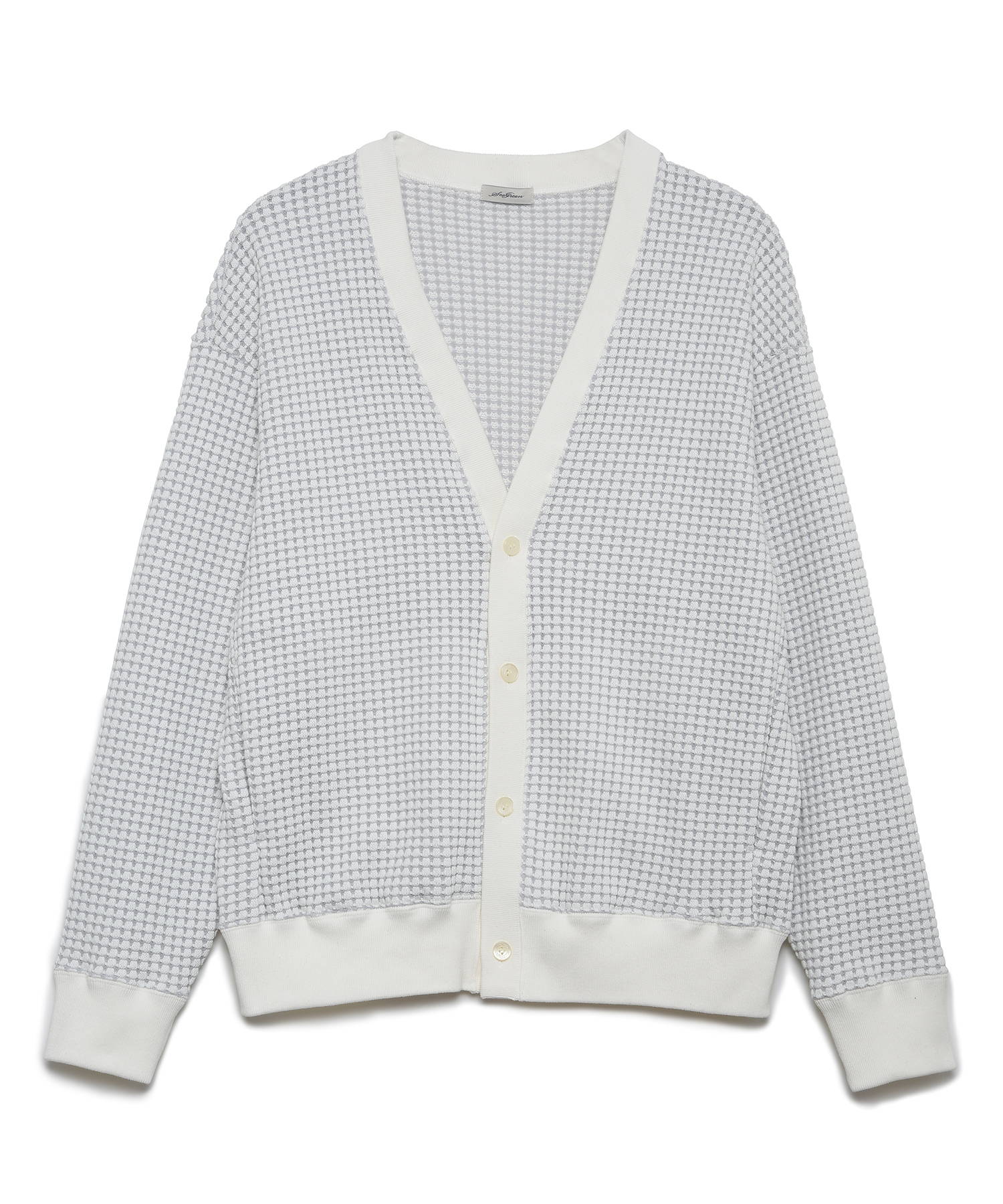 【公式】SEAGREEN (シーグリーン) BIG WAFFLE CARDIGAN IVORY/15 サイズ:01,02,03,04,05 カーディガン メンズ