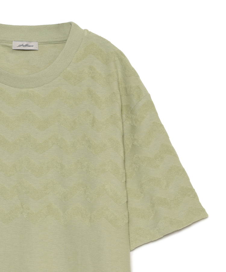 WAVE PILE T-SHIRT（Seagreen）｜TATRAS CONCEPT STORE タトラス公式