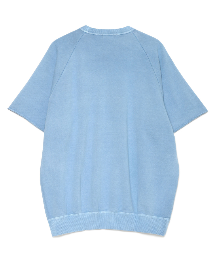 GARMENT DYED COTTON FLEECE T-SHIRT（Seagreen）｜TATRAS CONCEPT