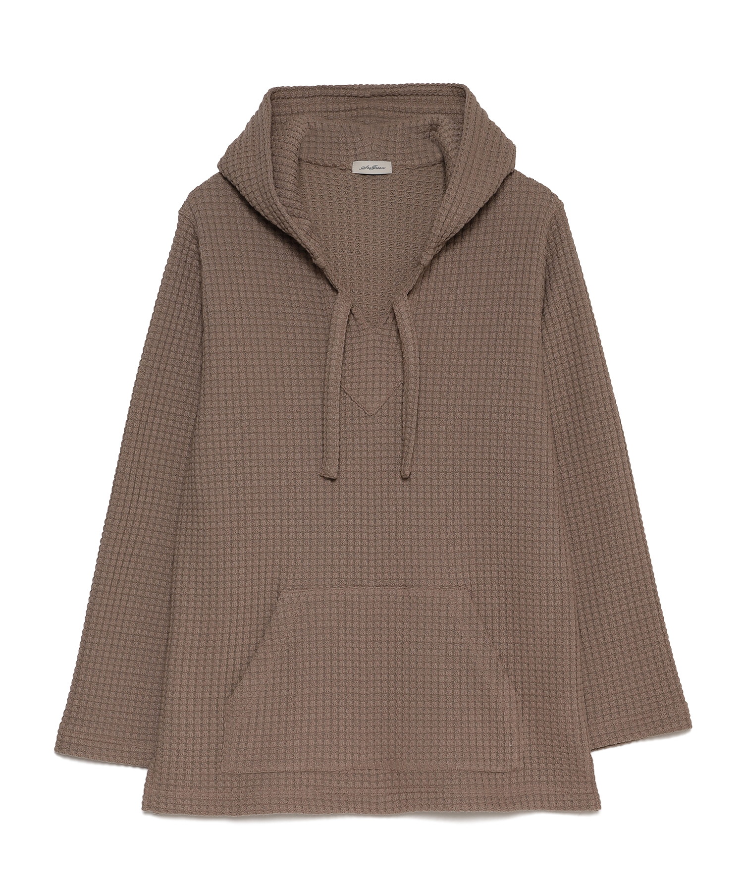 【公式】SEAGREEN (シーグリーン) BIG WAFFLE MEXICAN HOODIE BEIGE/27 サイズ:01,02,03,04 パーカー・スウェット メンズ