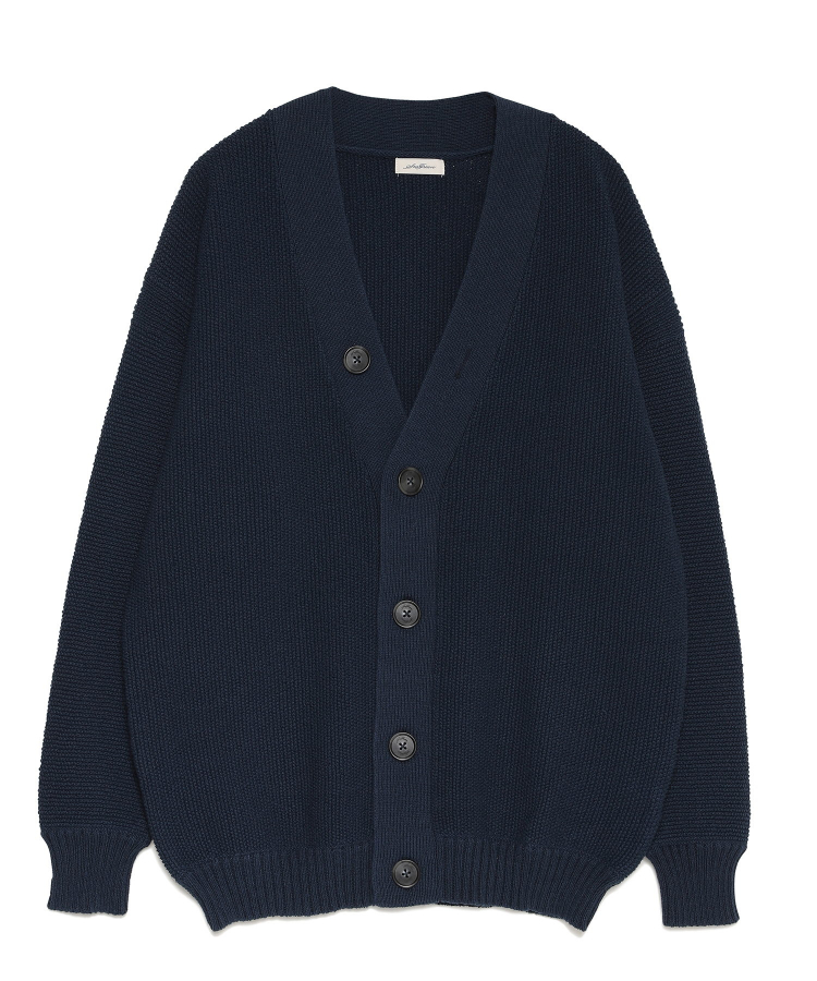 MOSS STITCH KNIT CARDIGAN（Seagreen）｜TATRAS CONCEPT STORE