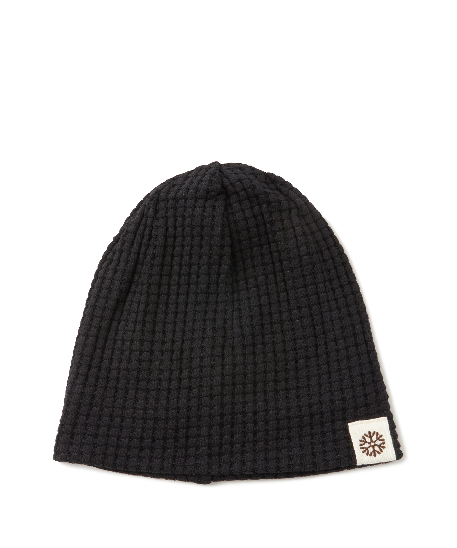 【公式】SEAGREEN (シーグリーン) BIG WAFFLE BEANIE BLACK/01 サイズ:F 帽子 メンズ