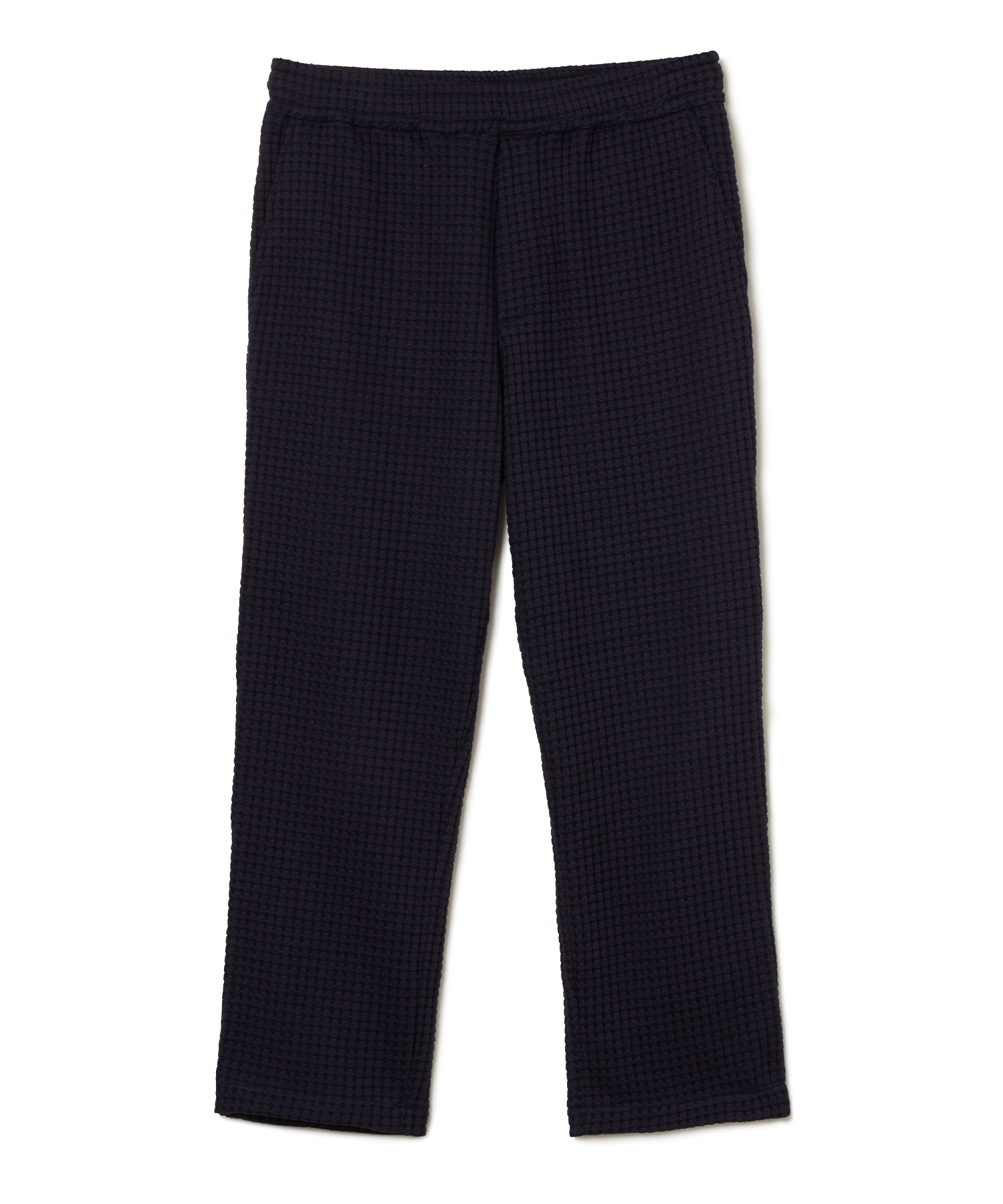 【公式】SEAGREEN (シーグリーン) BIG WAFFLE STRAIGHT PANTS NAVY/40 サイズ:02,03,04 ロングパンツ メンズ