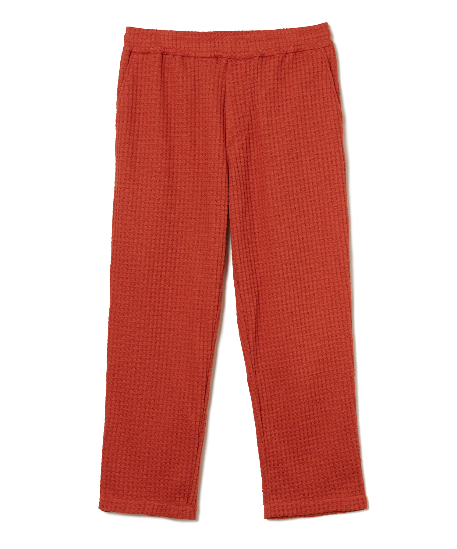 【公式】SEAGREEN (シーグリーン) BIG WAFFLE STRAIGHT PANTS ORANGE/71 サイズ:02,03,04 ロングパンツ メンズ