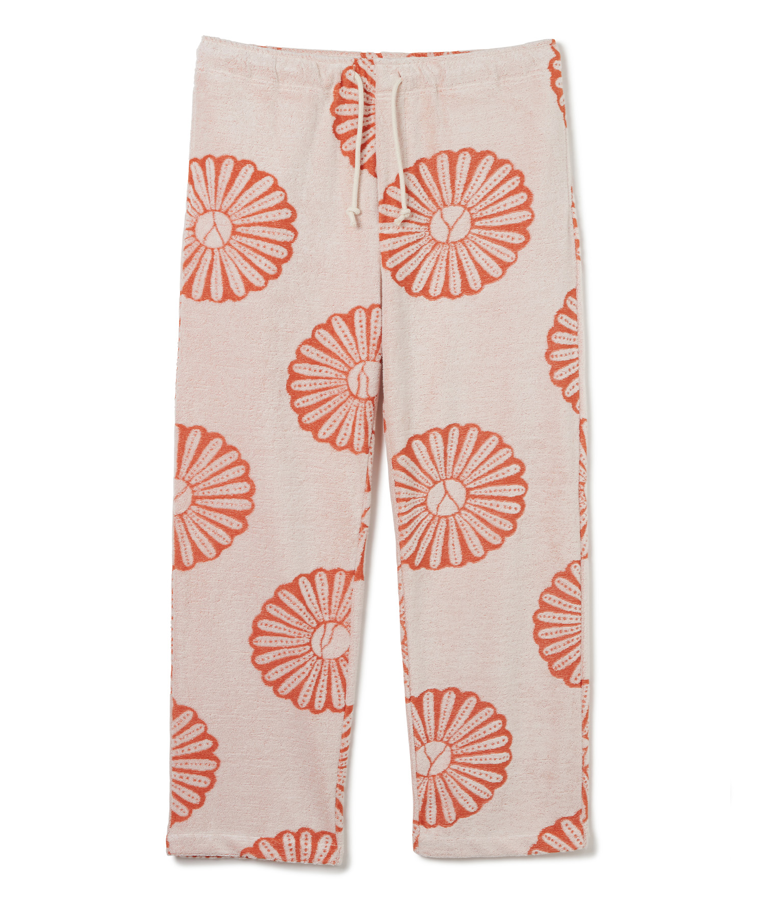 【公式】SEAGREEN (シーグリーン) FLOWER PILE LOUNGE PANTS ORANGE/71 サイズ:02,03 ロングパンツ メンズ