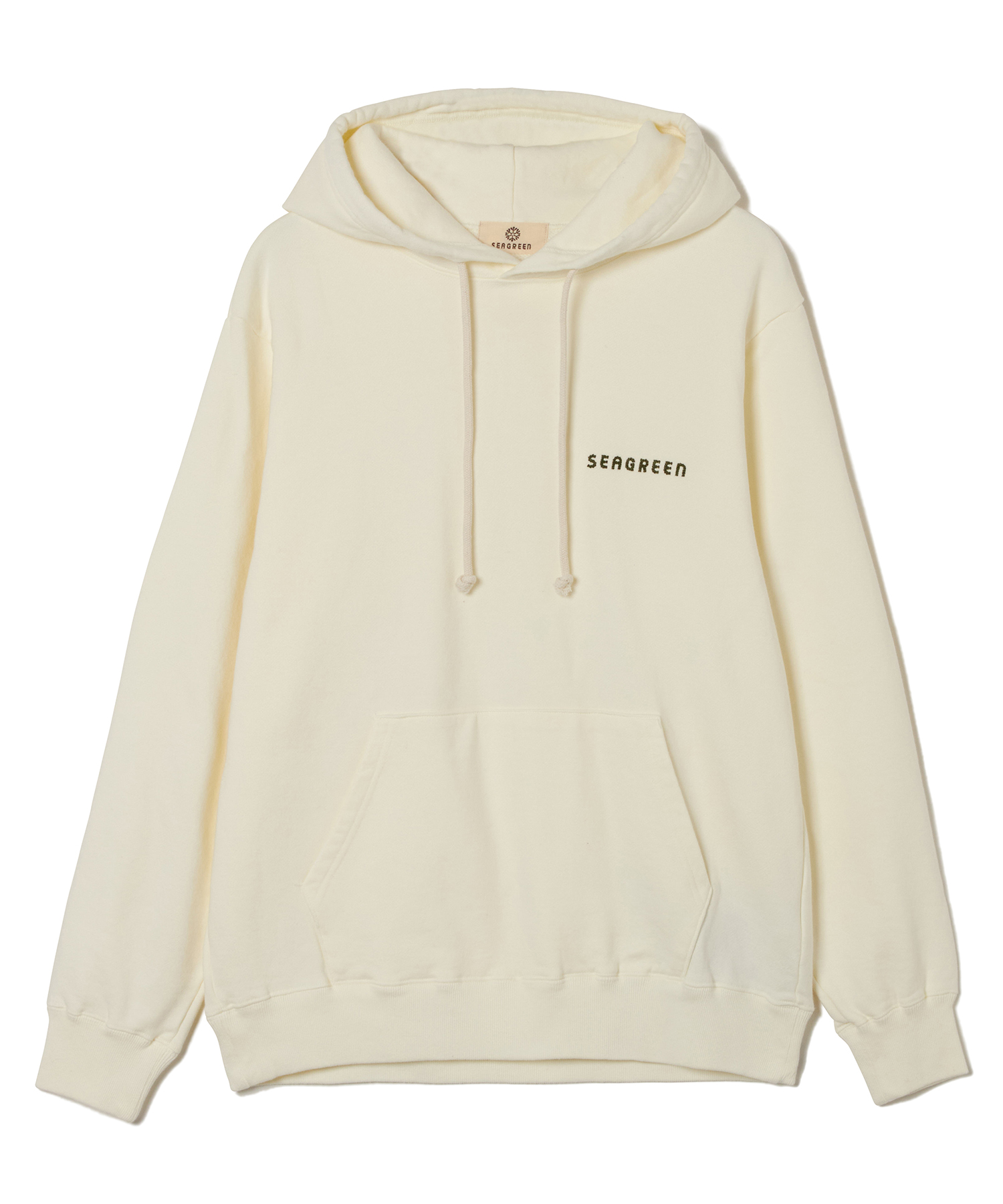 【公式】SEAGREEN (シーグリーン) REGULAR FIT HOODIE IVORY/15 サイズ:01,02,03,04 パーカー・スウェット メンズ