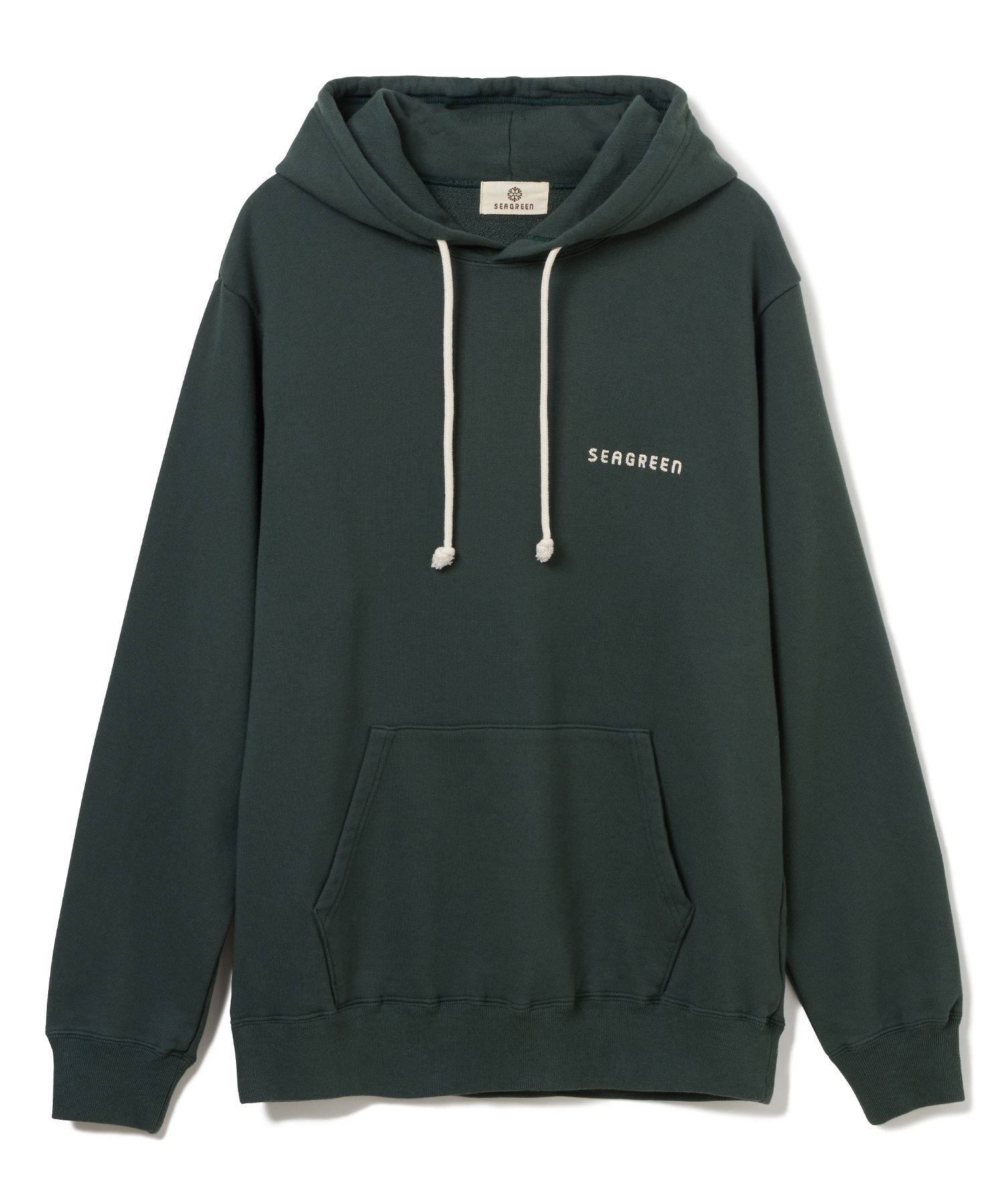 【公式】SEAGREEN (シーグリーン) REGULAR FIT HOODIE D.GREEN/31 サイズ:01,02,03,04 パーカー・スウェット メンズ