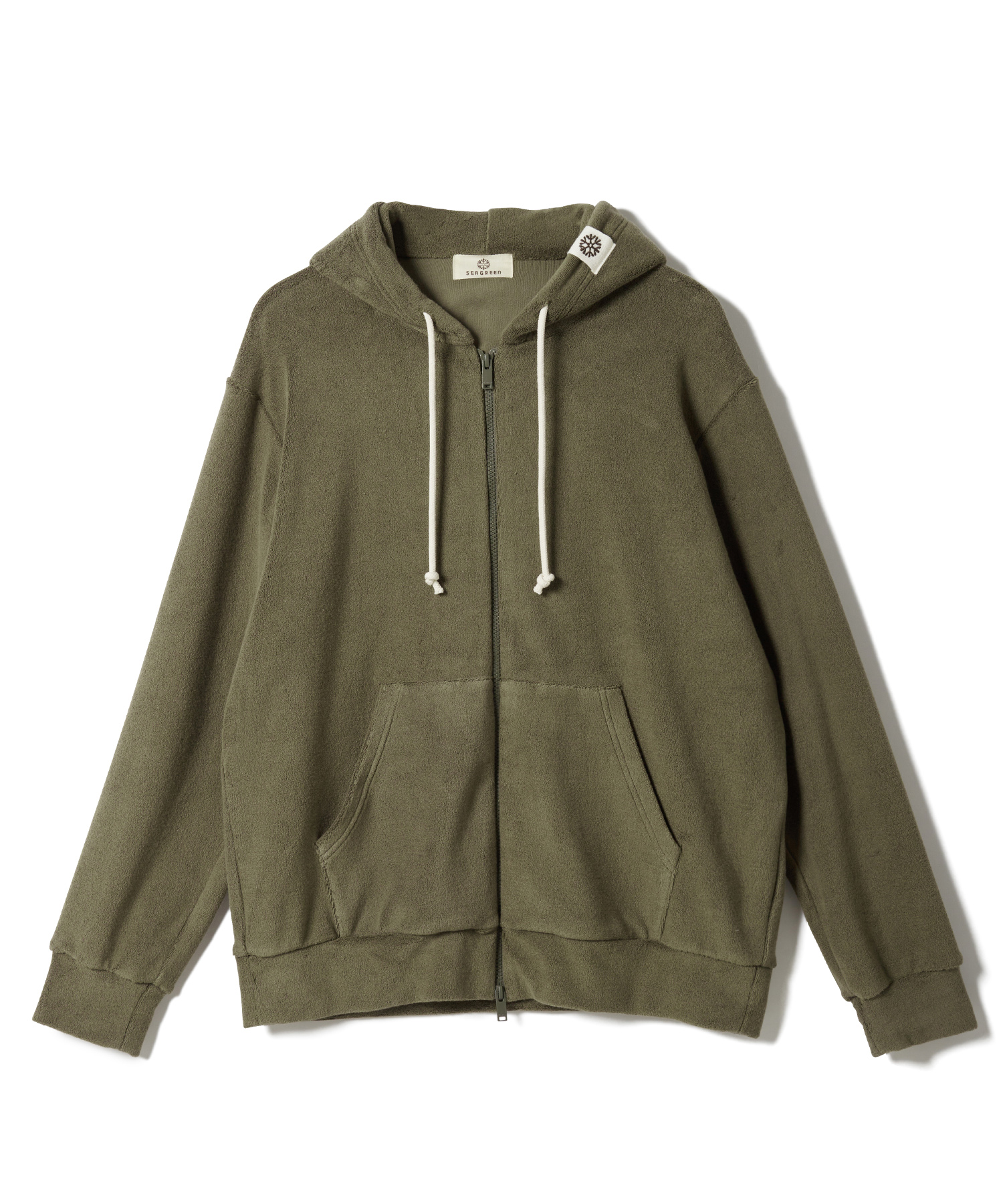 ORGANIC PILE HOODIE（SEAGREEN）｜TATRAS CONCEPT STORE タトラス公式通販サイト