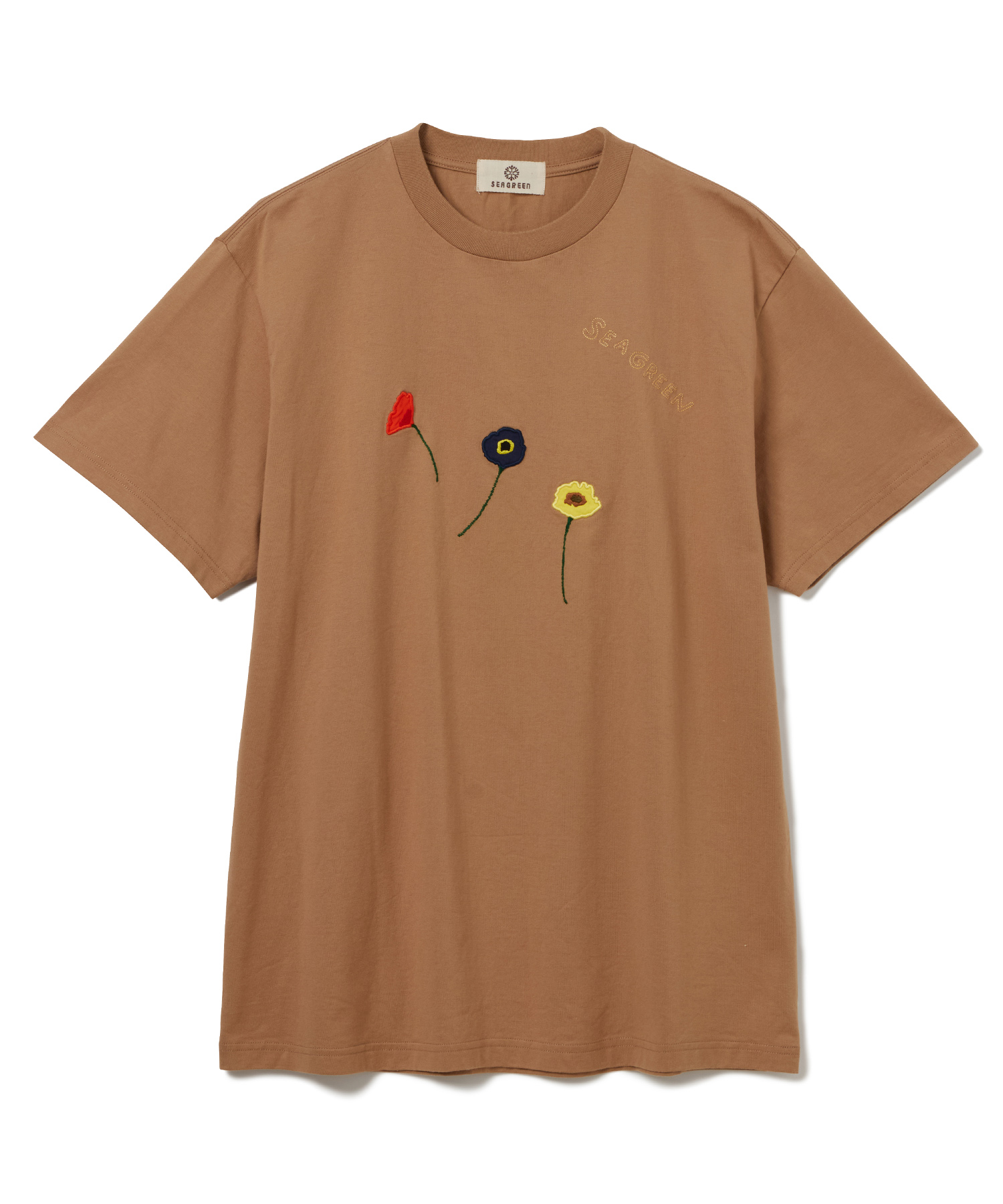 【公式】SEAGREEN (シーグリーン) POPPY T-SHIRTS BEIGE/27 サイズ:01,02,03 Tシャツ・カットソー メンズ