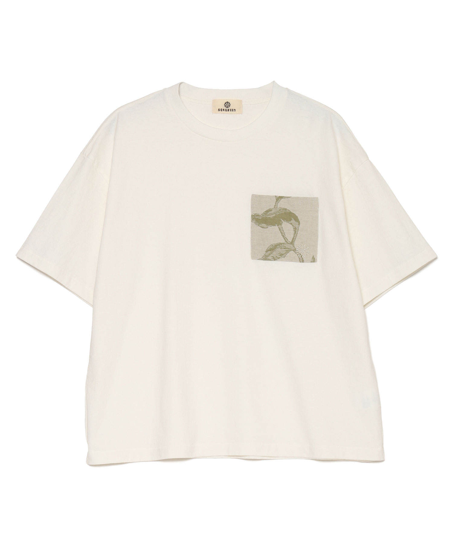 【公式】SEAGREEN (シーグリーン) RECYCLE COTTON POCKET T-SHIRTS WHITE/10 サイズ:01,02,03,04 Tシャツ・カットソー メンズ