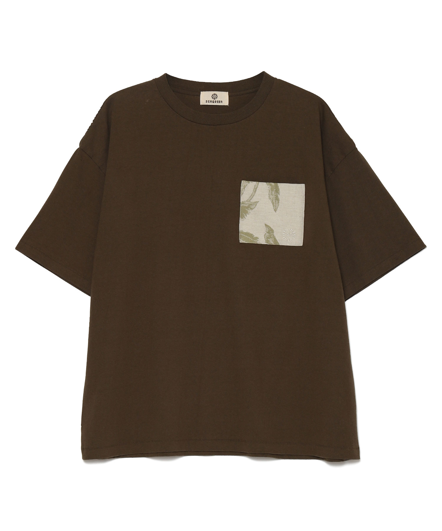 【公式】SEAGREEN (シーグリーン) RECYCLE COTTON POCKET T-SHIRTS OLIVE/36 サイズ:01,02,03,04 Tシャツ・カットソー メンズ