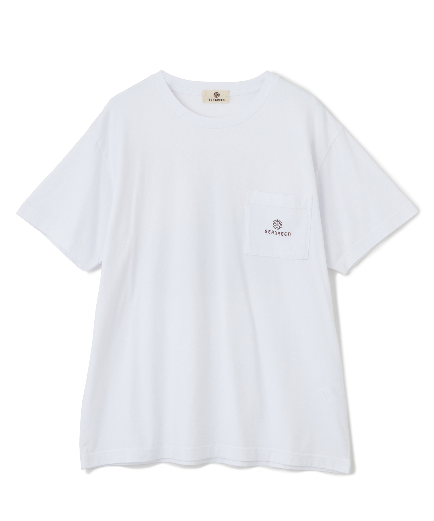 【公式】SEAGREEN (シーグリーン) SOFT JERSEY T-SHIRT WHITE/10 サイズ:01,02,03,04 Tシャツ・カットソー メンズ