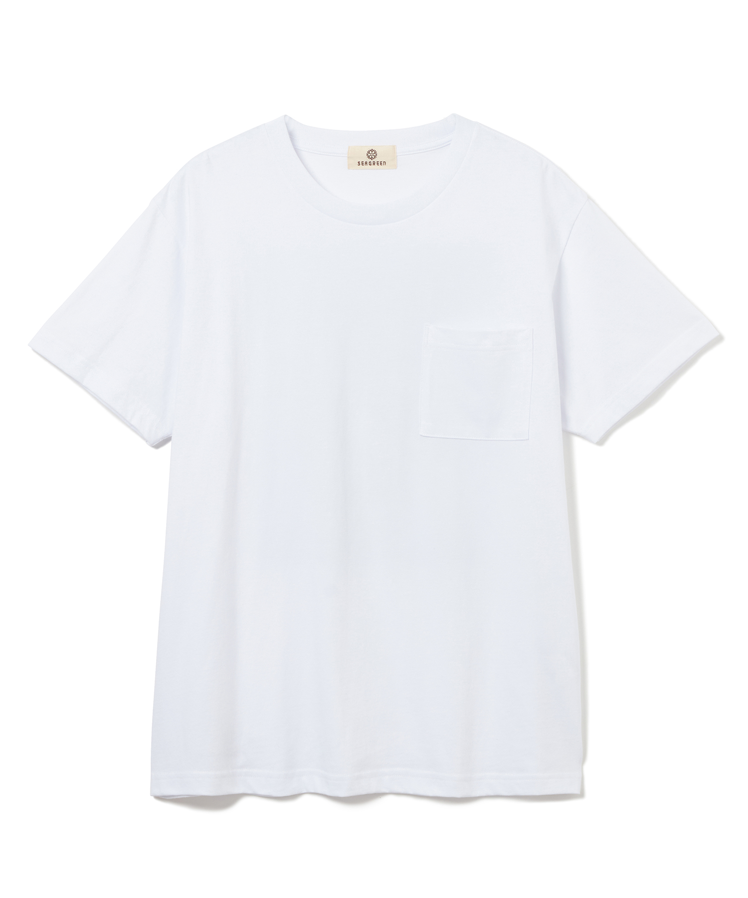 【公式】SEAGREEN (シーグリーン) [LEON別注] SOFT JERSEY T-SHIRT WHITE/10 サイズ:02,03,04 Tシャツ・カットソー メンズ