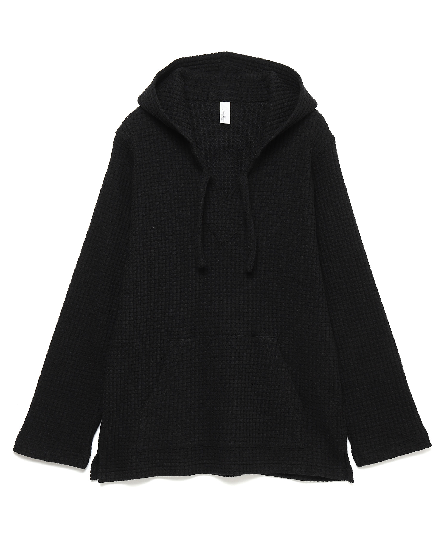 【公式】SEAGREEN (シーグリーン) [直営店限定] BIG WAFFLE MEXICAN HOODIE BLACK/01 サイズ:01,02,03,04 パーカー・スウェット メンズ