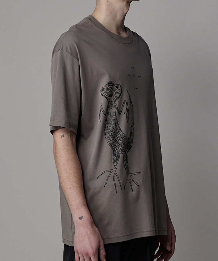 LIZARD OVERSIZED TEE（SONG FOR THE MUTE）｜TATRAS CONCEPT STORE
