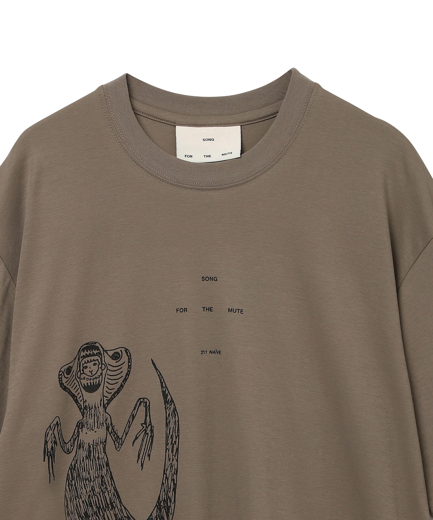 LIZARD OVERSIZED TEE（SONG FOR THE MUTE）｜TATRAS CONCEPT STORE