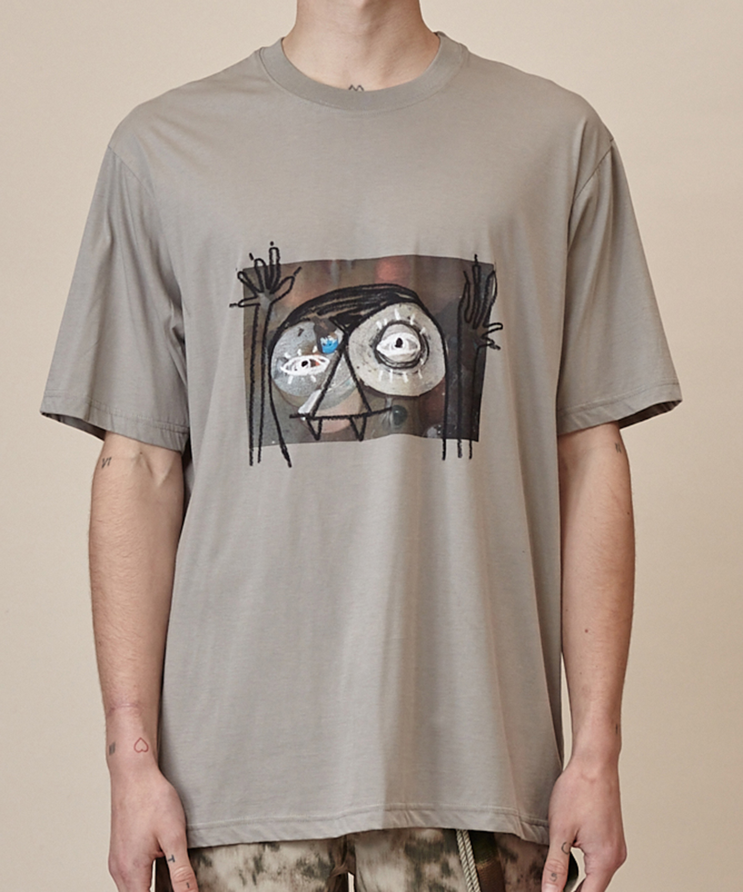 MONSTER OVERSIZED TEE（SONG FOR THE MUTE）｜TATRAS CONCEPT STORE