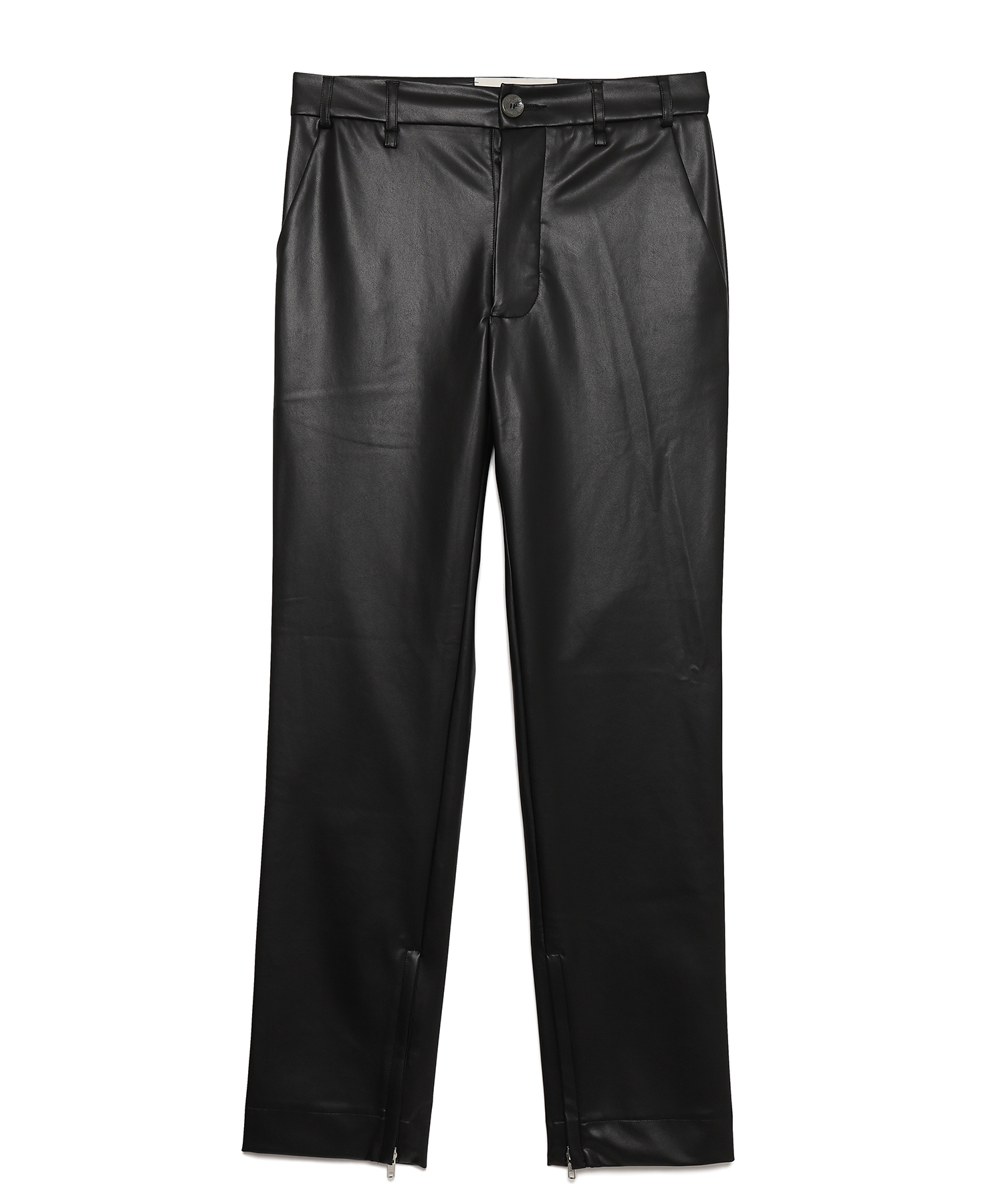 SONG FOR THE MUTE (ソング・フォー・ザ・ミュート) ZIP UP CIGARETTE PANT 送料無料 BLACK/01 サイズ:46,48 ロングパンツ メンズ