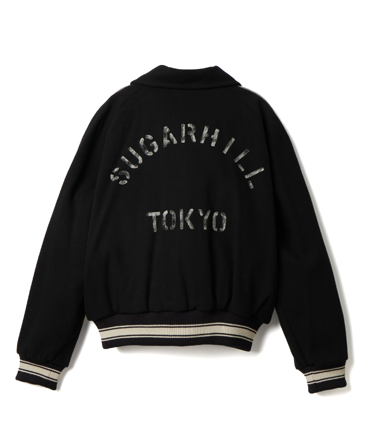 MELTON STADIUM JACKET（SUGARHILL）｜TATRAS CONCEPT