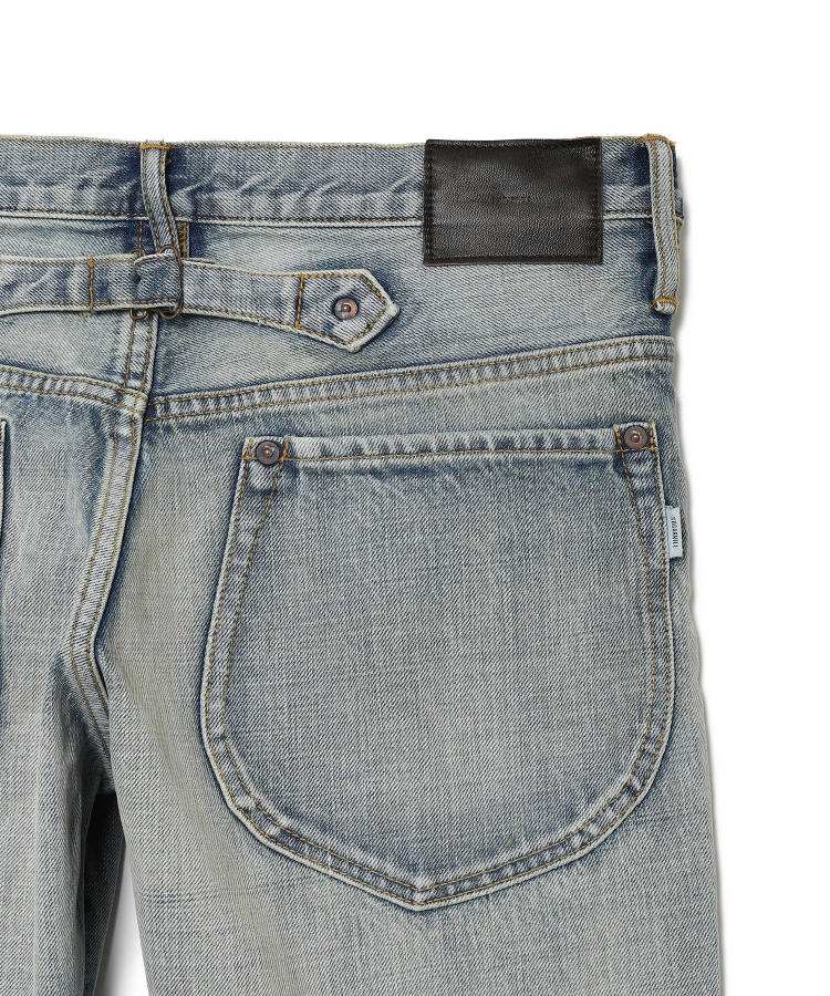 FADED BELL-BOTTOM DENIM PANTS（SUGARHILL）｜TATRAS CONCEPT STORE