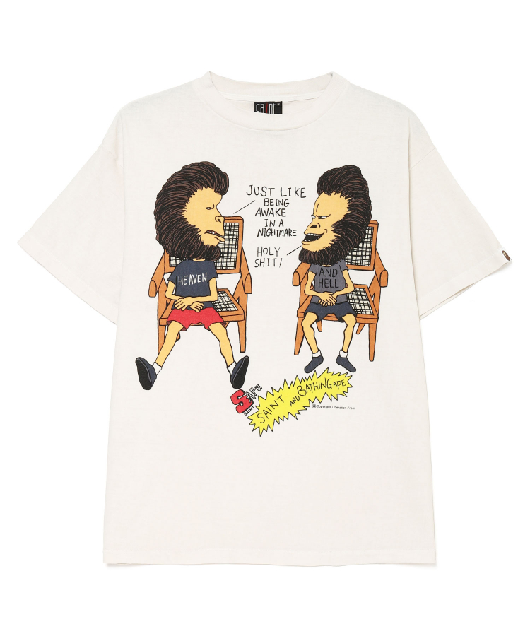 SAINT MICHAEL APE エイプ コラボ tシャツ セントマイケル - Tシャツ