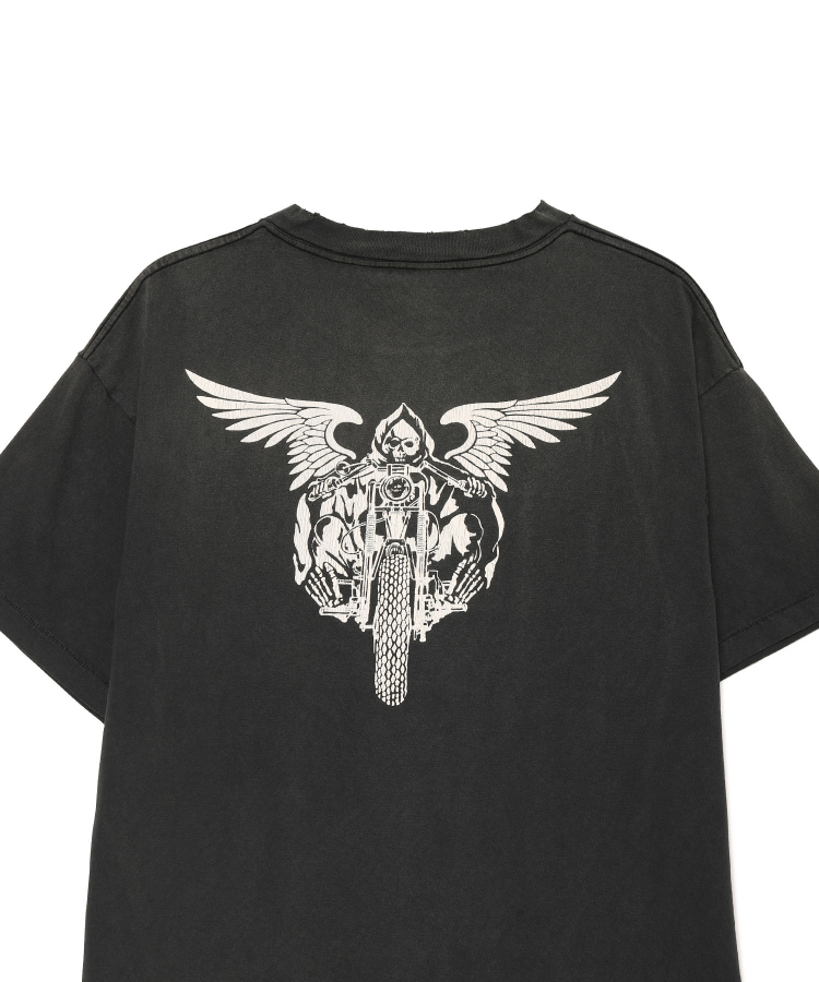 NH_SS TEE/SKULL BIKE/BLK（SAINT MICHAEL）｜TATRAS CONCEPT STORE