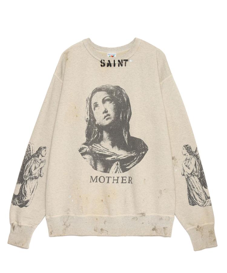 SAINT M×××××× SAINT MICHAEL フーディ マリア | mdh.com.sa