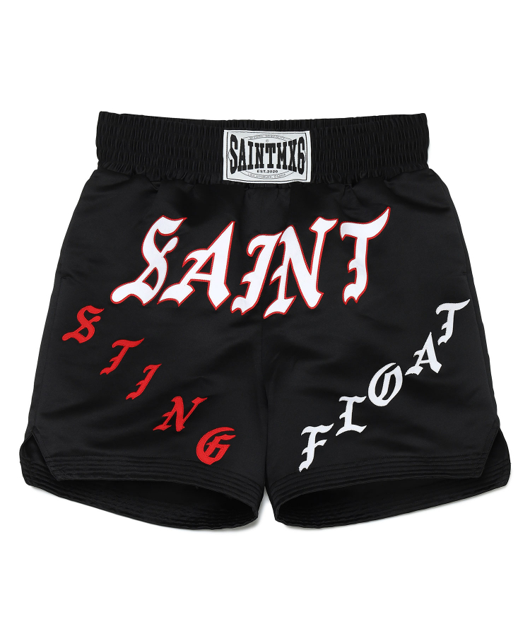 【未使用】SAINT Mxxxxxx(SAINT MICHAEL) セントマイケル ショーツ SHORTS BOXING ボクシング M ブラック SS23 S23-063-13 メンズ ショートパンツ