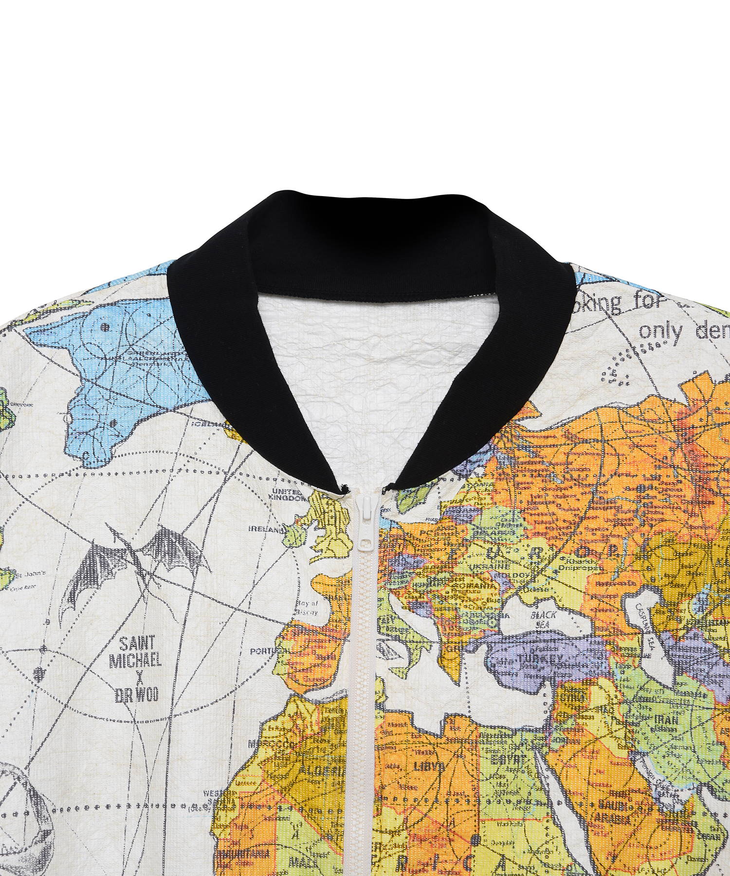 あなたにおすすめの商品 Dr.Woo × SAINT M×××××× WORLD MAP JACKET