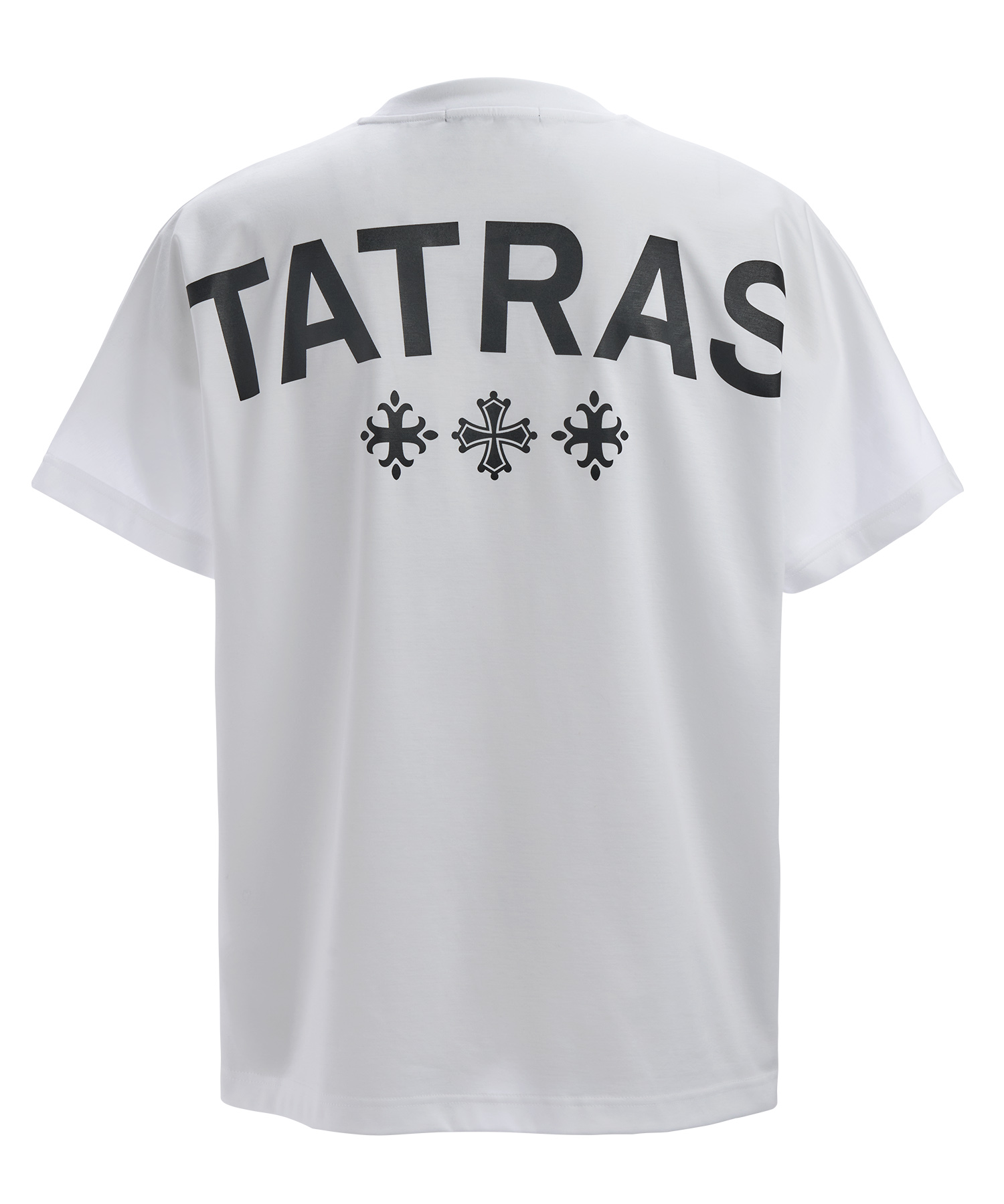 【希少デザイン】TATRAS タトラス エイオン バックアーチロゴ　Tシャツ01ソバコの古着