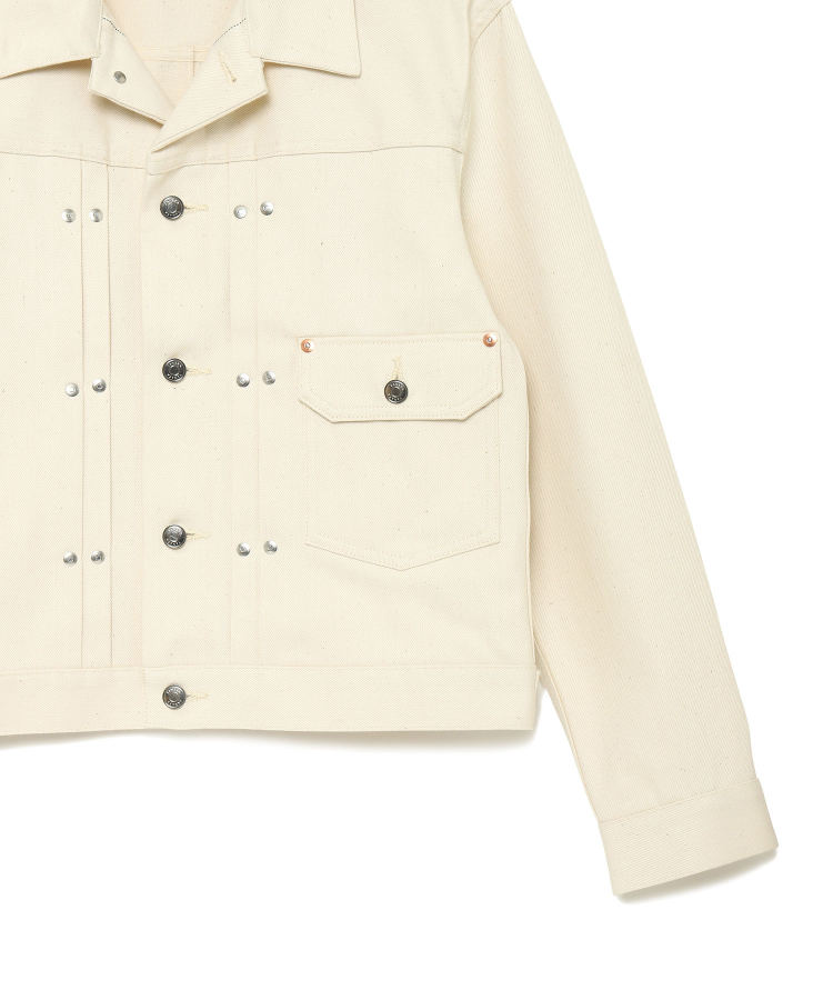 NEW CLASSIC JEAN JACKET RAW WHITE（TANAKA）｜TATRAS CONCEPT STORE