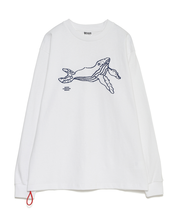 WHR WHALE LS TEE ロンT - Tシャツ/カットソー(七分/長袖)