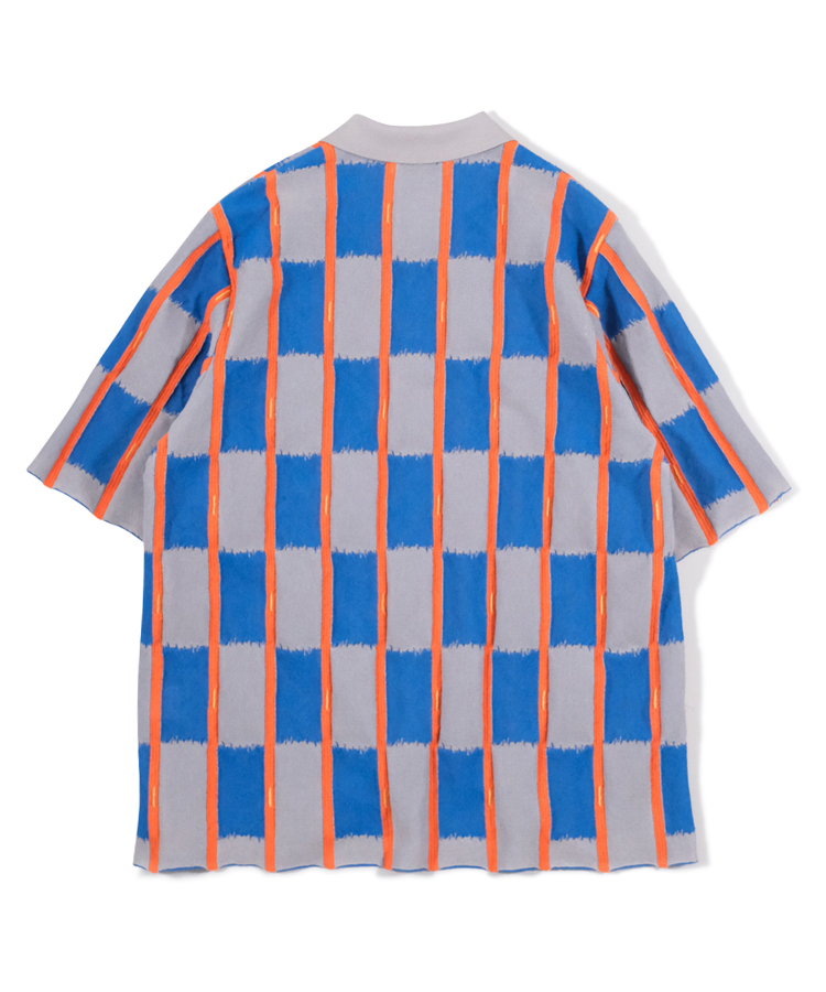 Check pattern knit S/S shirt（WRAPINKNOT）｜TATRAS CONCEPT STORE タトラス公式通販サイト