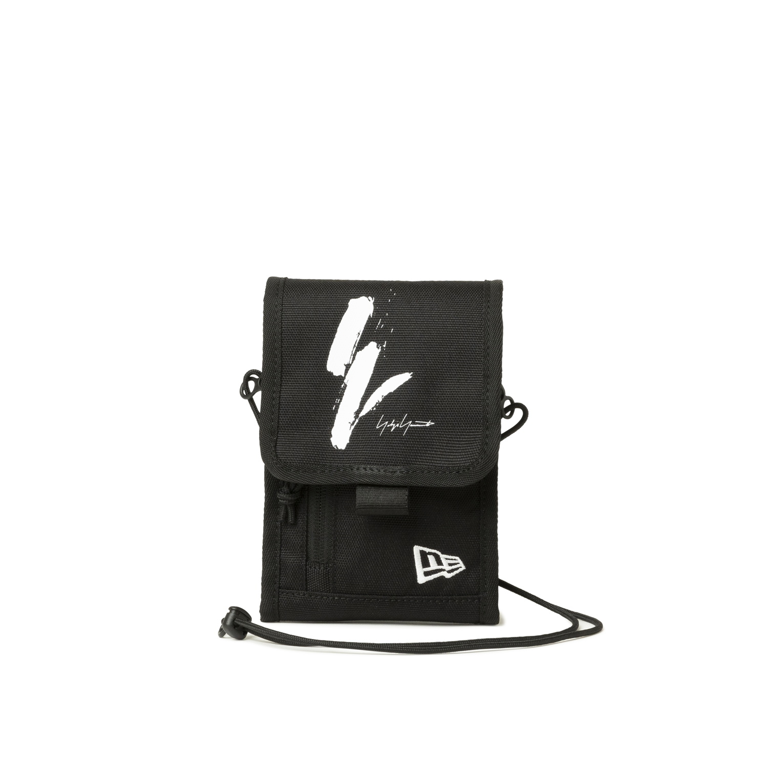 Yohji Yamamoto × NEW ERA NECK POUCH YY LOGO BLK WHT 