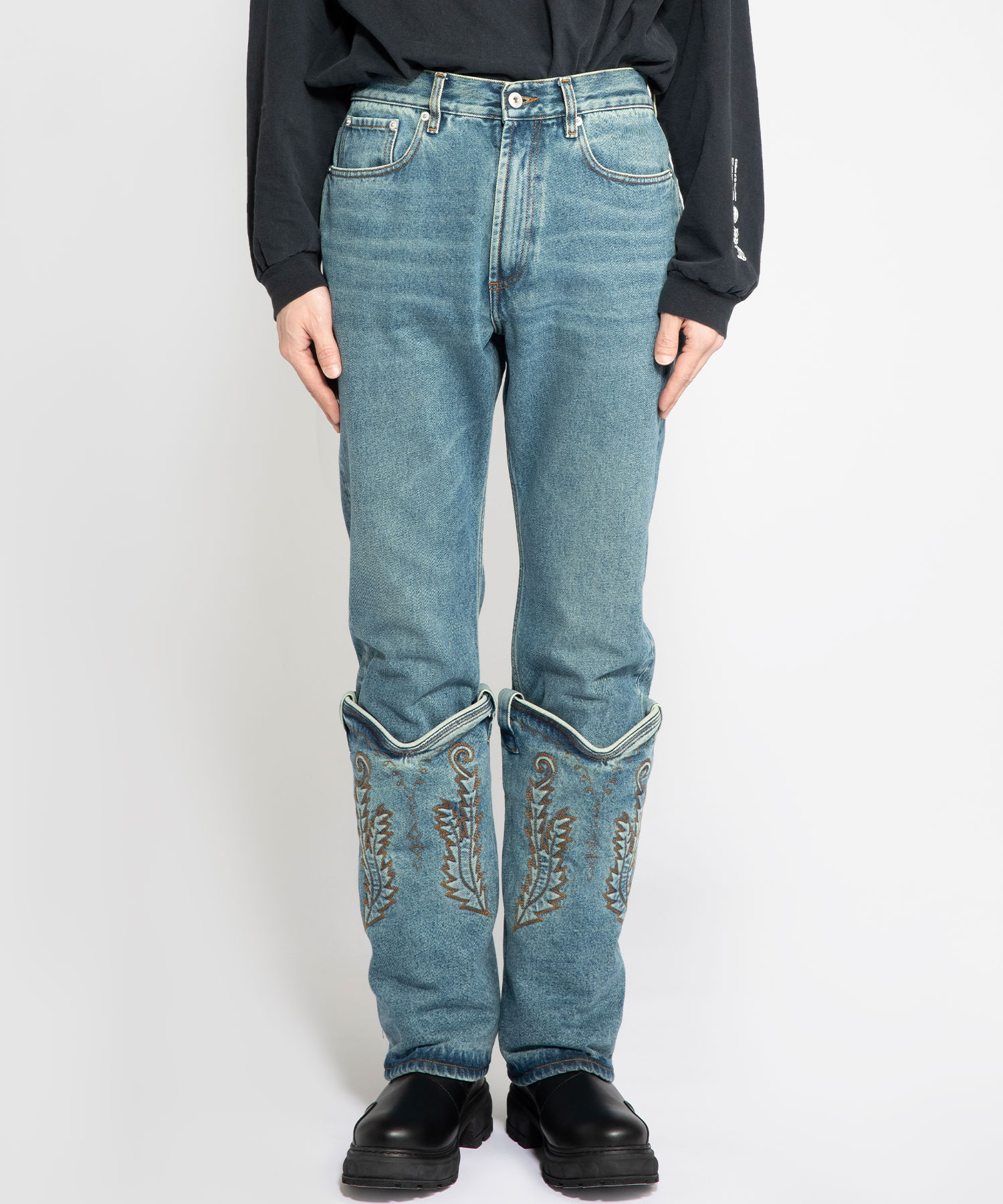 Y/PROJECT Mini Cowboy Cuff Jeans 新品未使用MadeinPo